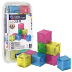 Magna-Tiles | microMAGS Cubes, 9 stk.