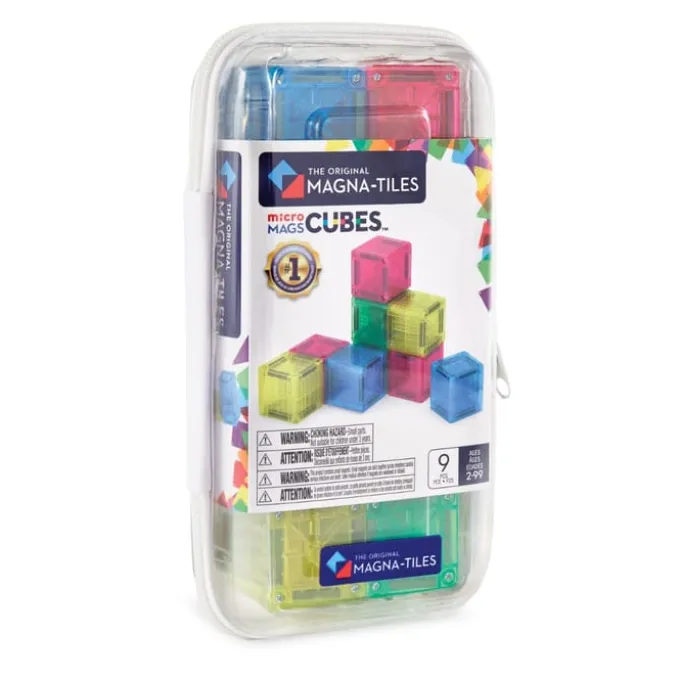 Magna-Tiles | microMAGS Cubes, 9 stk.