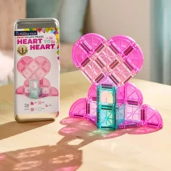 Magna-Tiles | microMAGS Hjerte til hjerte, 26 stk.