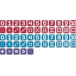 Magna-Tiles | microMAGS Learn Numbers, 56 stk.