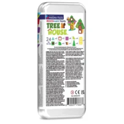 Magna-Tiles | microMAGS Trehytte, 24 stk.