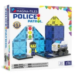 Magna-Tiles | Politipatrulje, 20 deler
