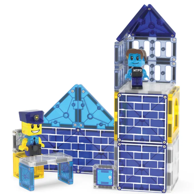 Magna-Tiles | Politistasjon, 36 deler