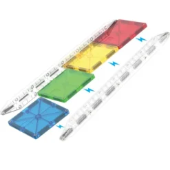 Magna-Tiles | Rail Racers ballbane, 33 deler