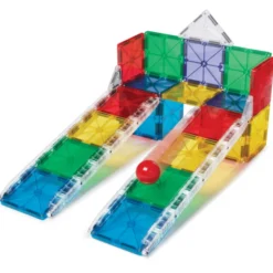 Magna-Tiles | Rail Racers ballbane, 33 deler