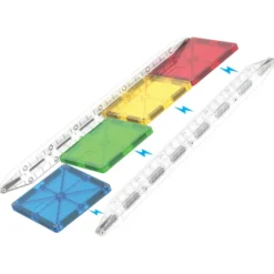 Magna-Tiles | Rail Racers Deluxe kulebane 90 deler
