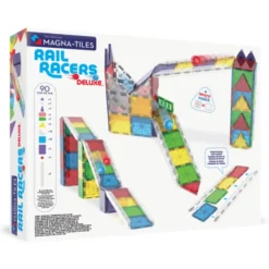 Magna-Tiles | Rail Racers Deluxe kulebane 90 deler