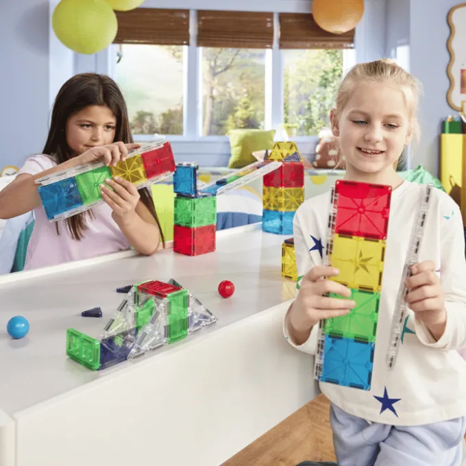 Magna-Tiles | Rail Racers Deluxe kulebane 90 deler