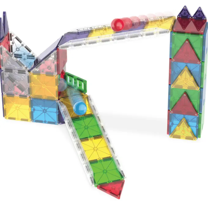 Magna-Tiles | Rail Racers Deluxe kulebane 90 deler