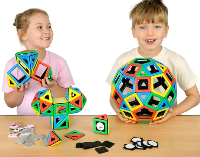 MAG Polydron | Deluxe institusjonssett | 184 deler