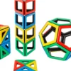 MAG Polydron | Set m. ekstra figurer | 48 deler