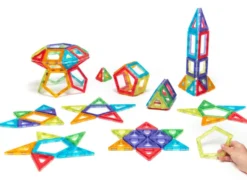 MAG Polydron | Transparent | 100 deler