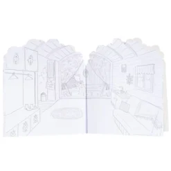 Malebok 20 sider, inkl. 160 klistremerker