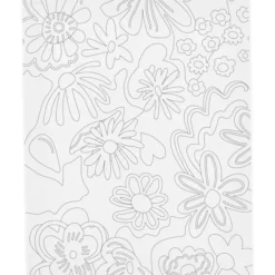 Malerlerret 24 x 30 cm - Blomster