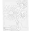 Malerlerret 24 x 30 cm - En blomst vokser