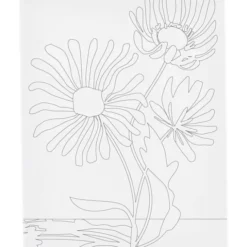 Malerlerret 24 x 30 cm - En blomst vokser