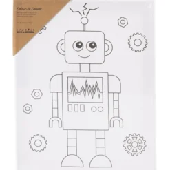 Malerlerret 24 x 30 cm - Robot