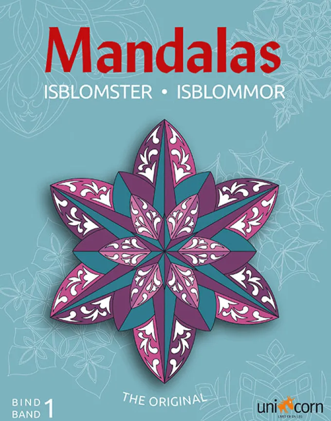 Mandalas malebok - Eventyrlige iskrystaller