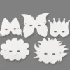 Masker i papp, 5 stk