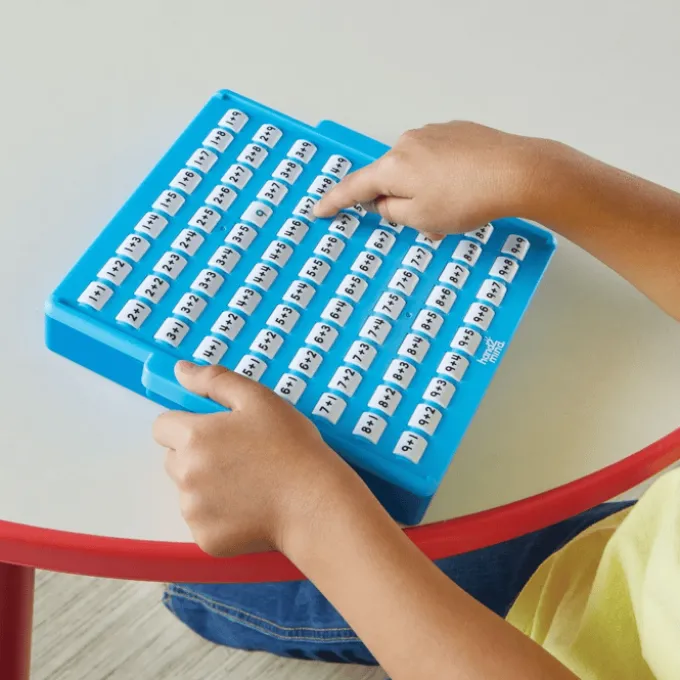 Matematikk øvebrett - Pluss-regnestykker