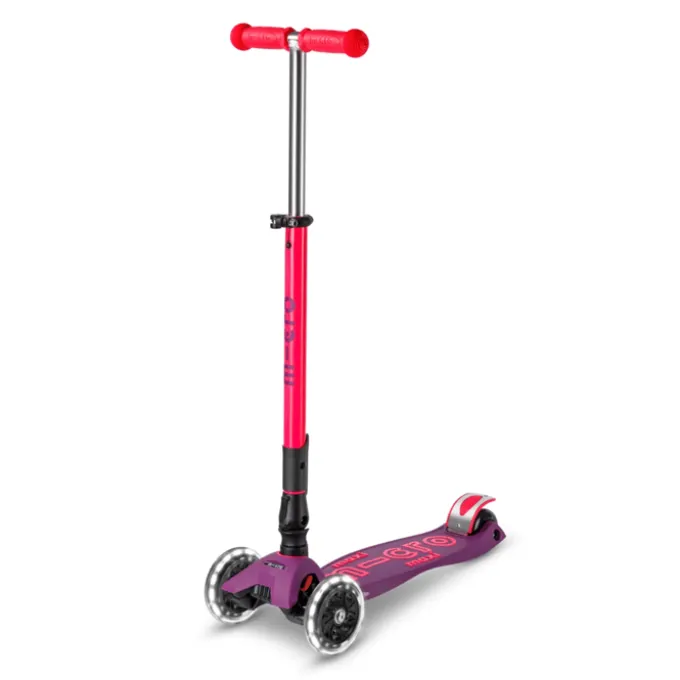 Micro - Maxi Deluxe sammenleggbar LED, Neon Pink