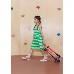 Micro - Maxi Deluxe sammenleggbar LED, Neon Pink