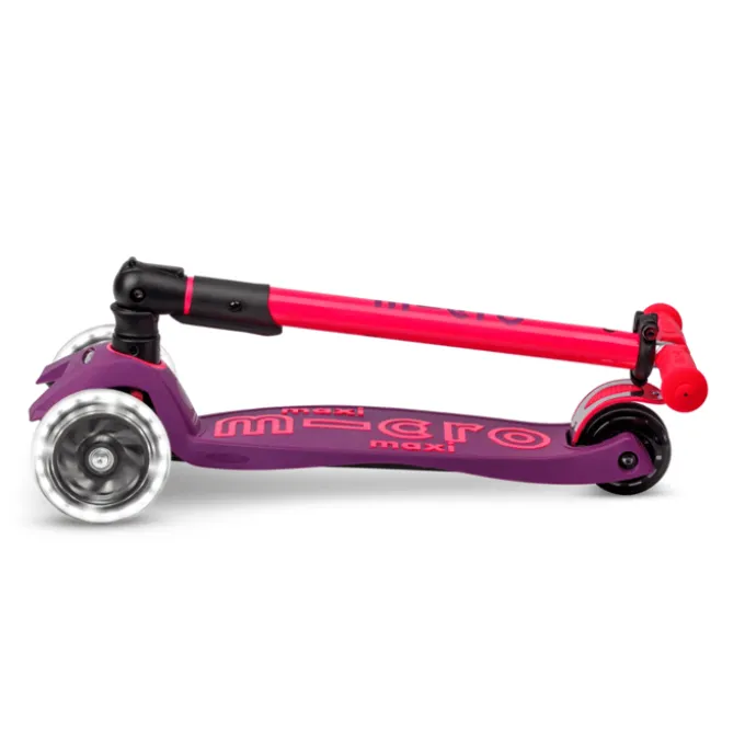 Micro - Maxi Deluxe sammenleggbar LED, Neon Pink