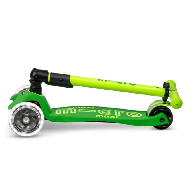 Micro - Maxi Deluxe sammenleggbar LED, Neon Green