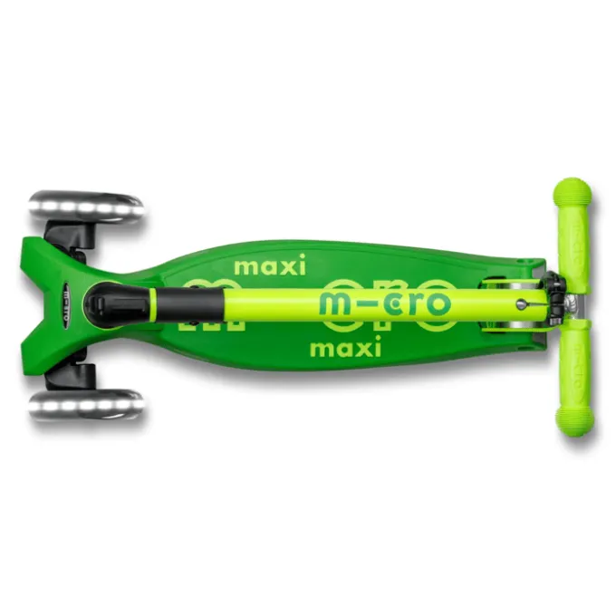 Micro - Maxi Deluxe sammenleggbar LED, Neon Green