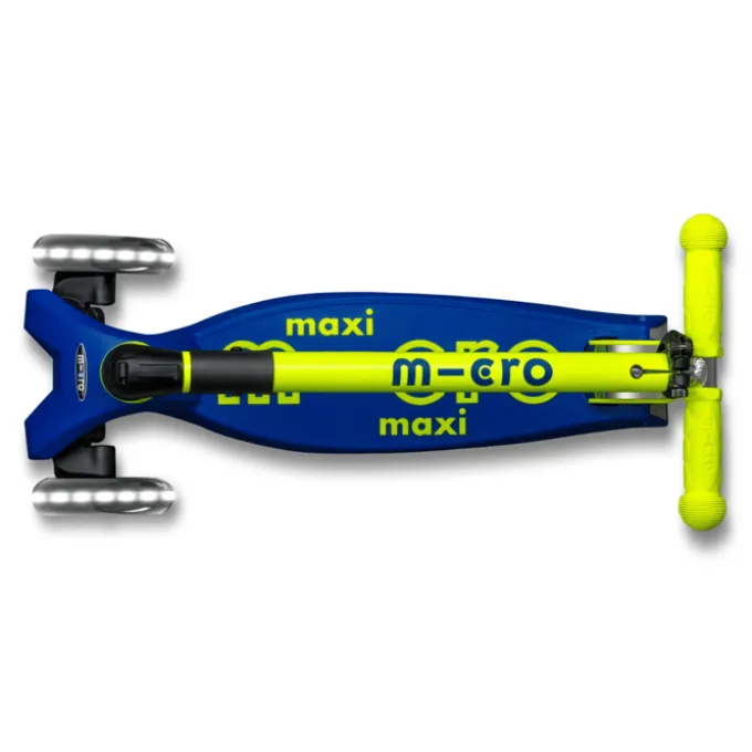 Micro - Maxi Deluxe sammenleggbar LED, Neon Yellow