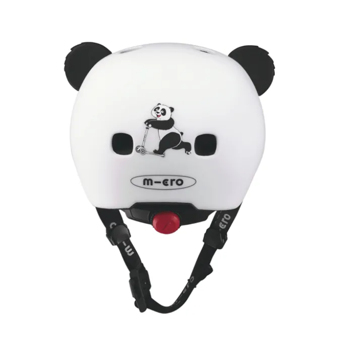 Micro sykkelhjelm Panda - XSmall, 46-50 cm
