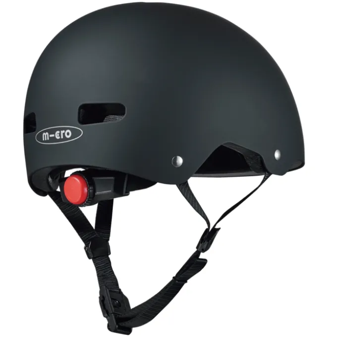 Micro sykkelhjelm - Svart, 54-58 cm