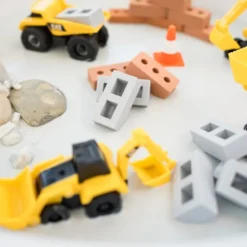 Mini "betongblokker" til sanselek, 25 stk.