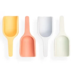 Mini-spade for sanselek - Pastell, 4 stk