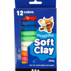 Modellervoks Soft Clay - Farvemiks, 200 gr.