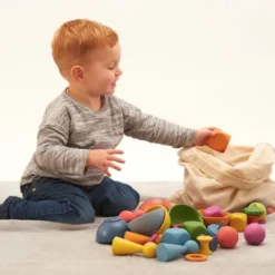 Montessori regnbue sett, 84 deler