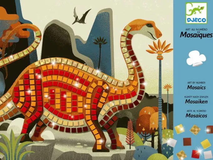 Mosaikklek - Dinosaurer