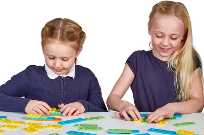 newméro tallbrikker (3-9 år), 57 deler