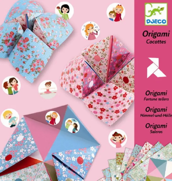 Origami - Spåark i lyse farver