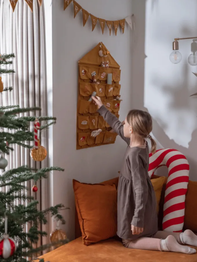 1-24 pakkekalender m. lommer - Nostalgi