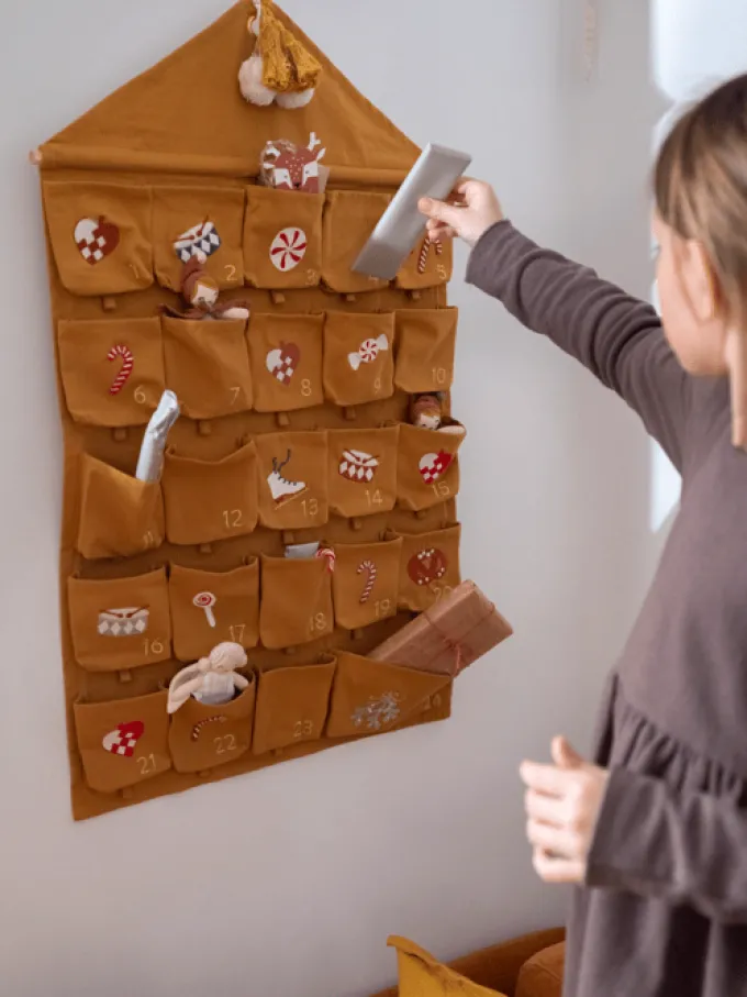 1-24 pakkekalender m. lommer - Nostalgi