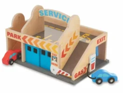 Parkeringsgarasje og servicestasjon
