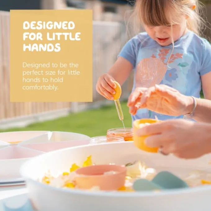 Pipette for sanselek - Pastell, 6 stk
