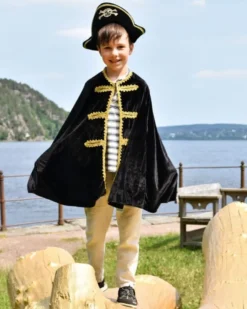 Pirat (kappe + hatt), str. 3-8 år