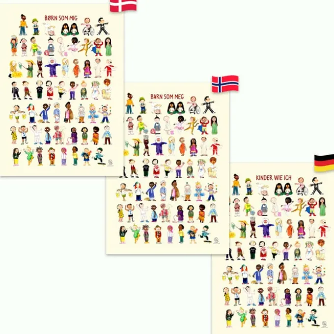 Plakat 50 x 70 cm - Barn som meg
