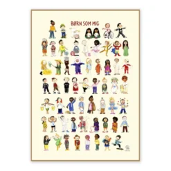 Plakat 50 x 70 cm - Barn som meg