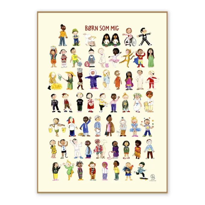 Plakat 50 x 70 cm - Barn som meg