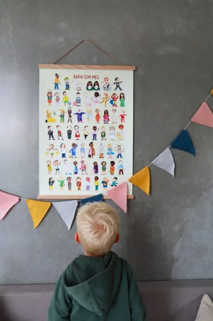 Plakat 50 x 70 cm - Barn som meg