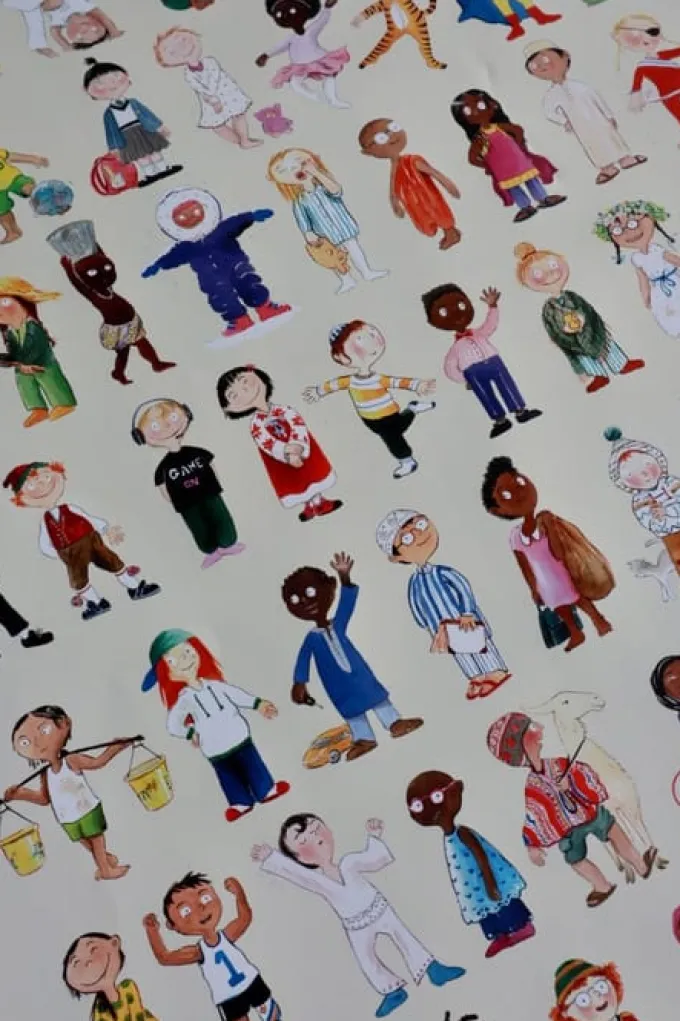 Plakat 50 x 70 cm - Barn som meg