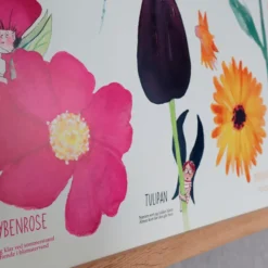 Plakat 50 x 70 cm - Fargene og blomstene